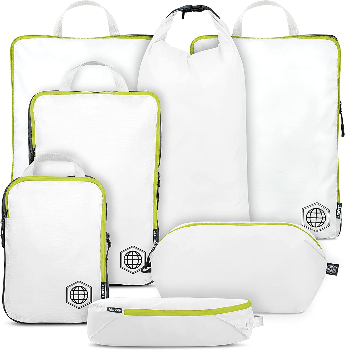 Large Compression Packing Cubes 7-Piece Set for Travel