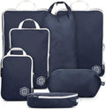 Large Compression Packing Cubes 7-Piece Set for Travel