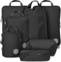 Large Compression Packing Cubes 7-Piece Set for Travel