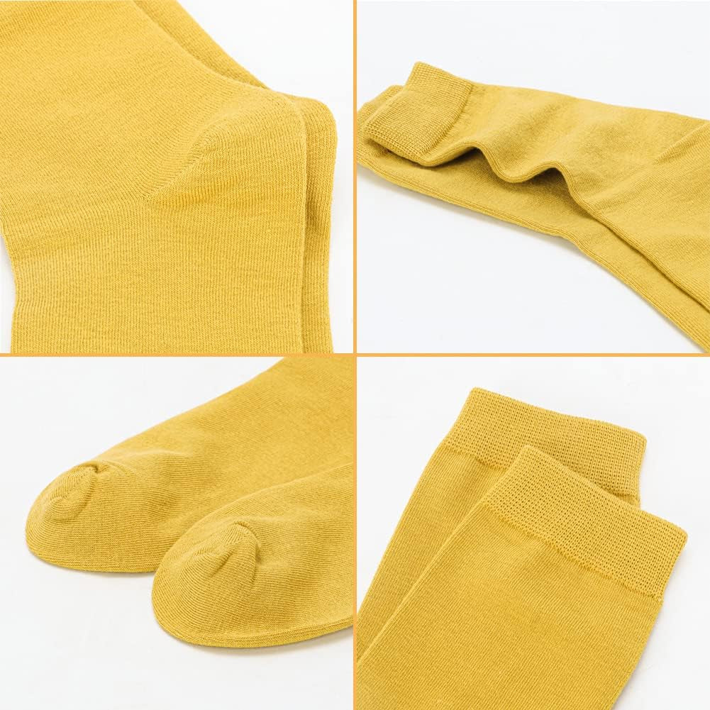 10 Pairs Womens Socks Cotton Crew Colorful Boot Socks for Women Ladies Girls