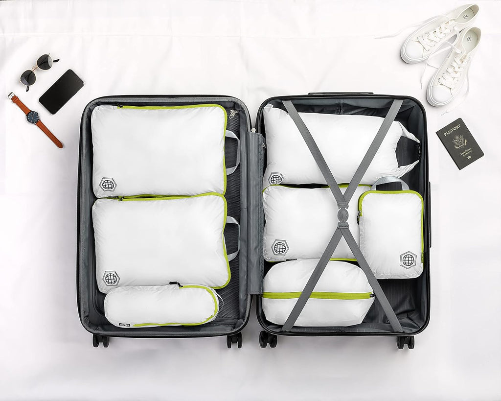 Large Compression Packing Cubes 7-Piece Set for Travel